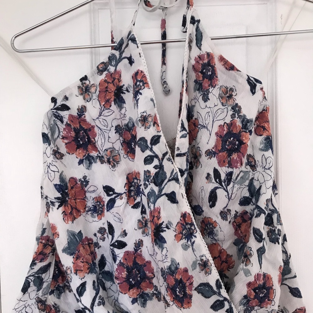 Abercrombie Women’s Halter Wrap Floral Top